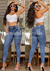 Calça Jeans Feminina Premium Collection Cós Duplo - C551-01 na internet