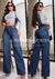 Calça Jeans Feminina Premium Collection Wide Leg - C633-02 - loja online