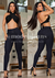 Calça Jeans Feminina Cós Elastico Modela Bumbum - C525-01 na internet