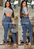 Calça Jeans Feminina Cós Elastico Modela Bumbum - C510-02 - MODELS JEANS