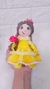Chaveiros Cute 14 CM - Tema Bela e Fera - BELA - Ateliê Sonho Voar