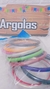 Kit com 10 Argolas + Plaquinha Decorativa