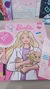 Caderno Universitário Capa Dura c/ Luva Protetora & Ponteira Personalizada- BARBIE1 UN