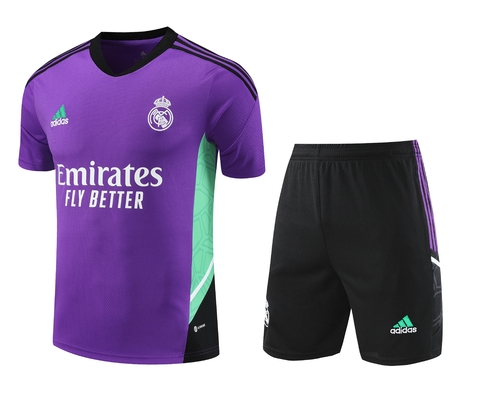 Conjunto Real Madrid 23-24 Treino - Camisa E Shorts