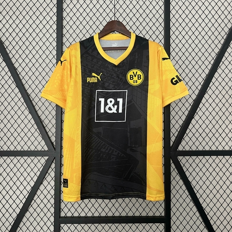 Camisa Borussia Dortmund Especial 50 Anos Amarela 2024/25 Masculina