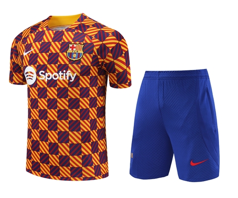 Conjunto Barcelona 23-24 Treino - Camisa E Shorts