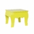 Banco Decorativo 25x25x20cm Amarelo Tipo-A 1un