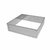 Aro Cortador Quadrado (Inox) 30x7cm