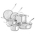 Conjunto Panelas Inox Kitchenaid 6un