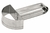 Raspador Chocolate Modelo Meia Lua (Inox