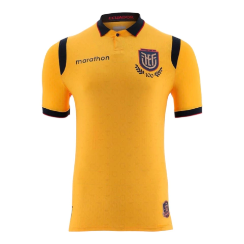 Camisa Equador I Copa do mundo 2026 Torcedor Marathon Masculina - Amarelo