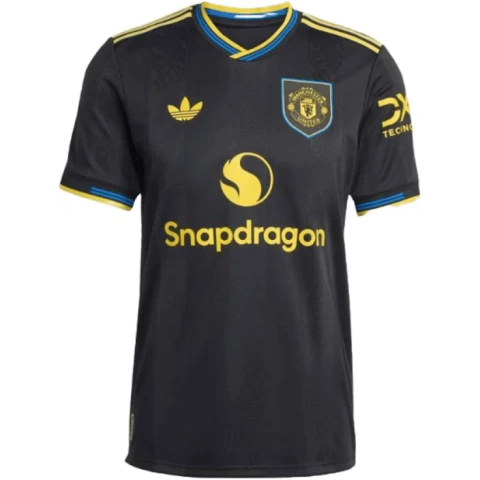 Camisa Manchester United III 25/26 Torcedor Adidas Masculina - Preto - comprar online