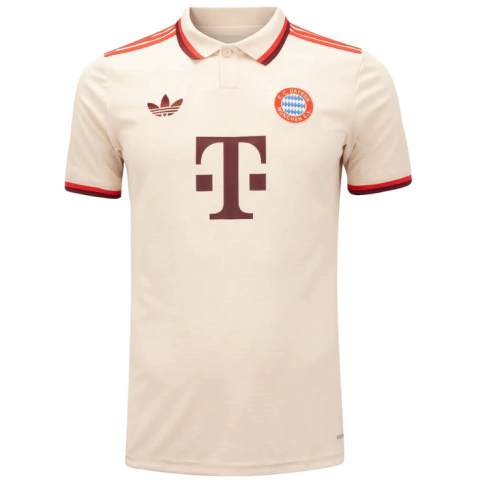 Camisa do Bayern de Munique II 24/25 Torcedor Adidas Masculina - Bege