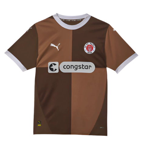 Camisa St. Pauli I 24/25 Torcedor Puma Masculina - Marrom - comprar online