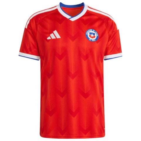 Camisa Chile I Copa do mundo 2026 Torcedor Adidas Masculina - Vermelho