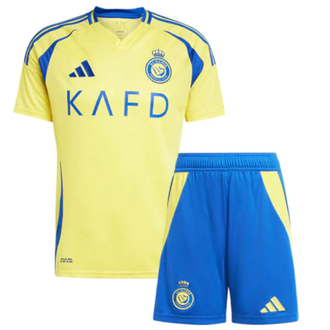 Kit Infantil Al Nassr I 24/25 Adidas - Amarela e azul - comprar online