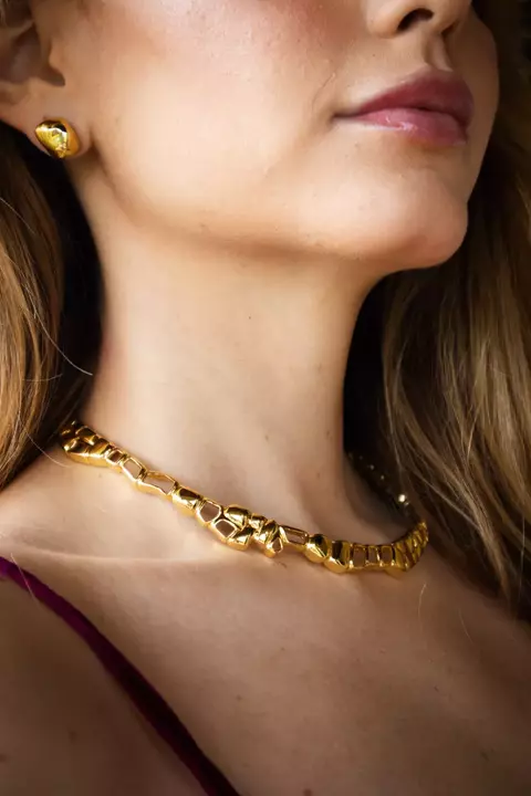 Colar Choker/Aro Romã - comprar online