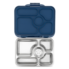 YUMBOX PRESTO- Lonchera con 5 compartimentos de acero inoxidable - Tresor de Zoe