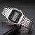 Relógio Casio WR Vintage Prateado Metal Básico
