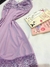 Camisola Elysia Bicolor Lavanda com Branco - loja online