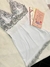 Camisola Elysia Bicolor Branca com Preto - comprar online