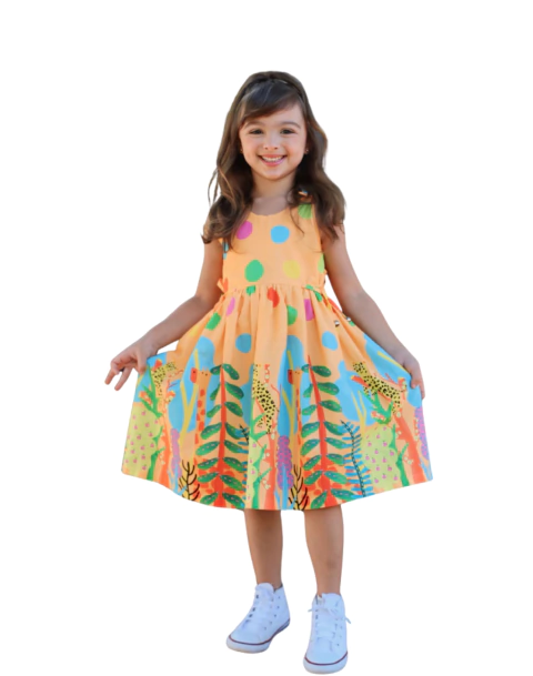 Children's Dress with Rio de Janeiro Print - Size 1 to 8 years - (cópia) - buy online