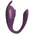 Vibrador para casal 10 níveis de vibração e 10 de pulsação e orelhinhas, controle por aplicativo - Via Sexy Shop