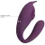 Imagem do Vibrador para casal 10 níveis de vibração e 10 de pulsação e orelhinhas, controle por aplicativo