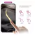 Vibrador para casal 10 níveis de vibração e 10 de pulsação e orelhinhas, controle por aplicativo na internet