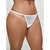 Tanga fio dental em tule e bijuteria com strass