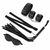 Kit com 5 itens, venda para os olhos, algemas, chicote, coleira e guia - comprar online