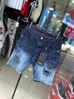 Bermuda Jeans City Denim modelo jogador