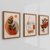 TRIO ABSTRATO TERROSO - loja online