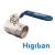 Registro de Esfera 1/2" | Metal | Vazão Total | Higiban - loja online