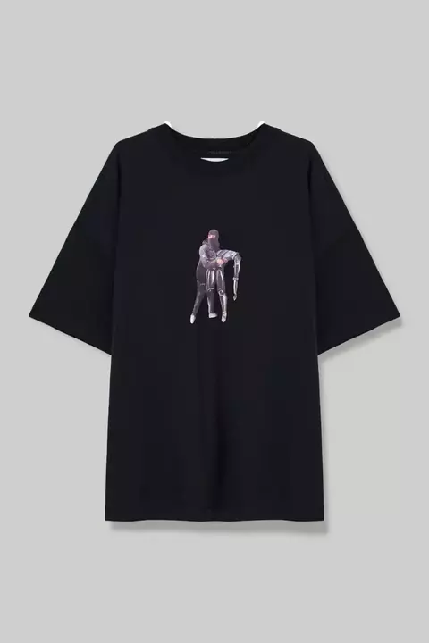 T-SHIRT OVERSIZED THE HEIST BLACK