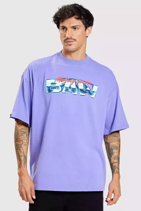 Camiseta new over gradient metal colors - comprar online