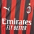 Camisa Milan I 24/25- Torcedor Puma Masculina - Vermelho e Preto - loja online