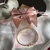Bolsita Organza Rosa con Moño