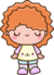 Modelo mascotinha ruiva 01 - Ateliê Tayla Souza