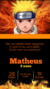 Convite digital Naruto
