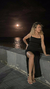 Vestido Luxo fenda