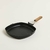 Bifera aluminio con mango de madera rebatible 27cm