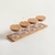 Set x 4 recipientes redondos acrilico tapa de madera 38x10,5 cm en internet