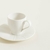 Taza y plato Bliss 70ml