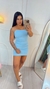 Vestido tecido duplo - loja online