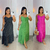Vestido longo botões