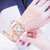 Mulheres Diamante Starry Square Dial Relógio de pulso Set, relógio de quartzo - comprar online