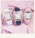 Mulheres Diamante Starry Square Dial Relógio de pulso Set, relógio de quartzo