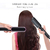 Alisador de cabelo elétrico multifuncional, pente quente profissional.