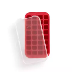 Super cubetera con tapa Lékué color rojo